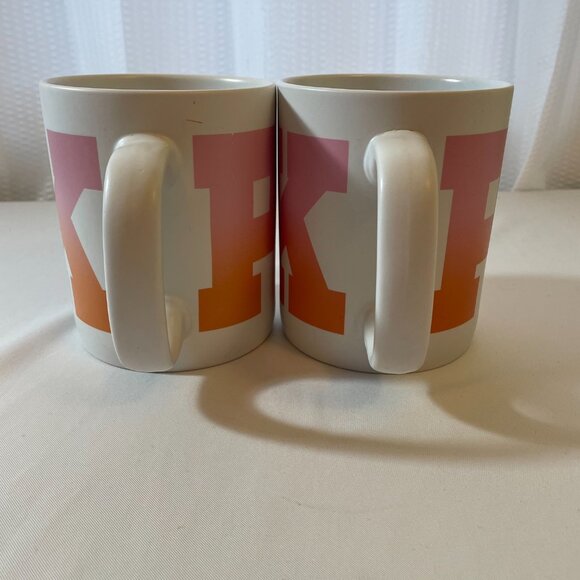 Victoria's Secret PINK Mug Set Oversized 29.76 0z Lot/Bundle of 2 Coffee Mugs - Picture 5 of 5